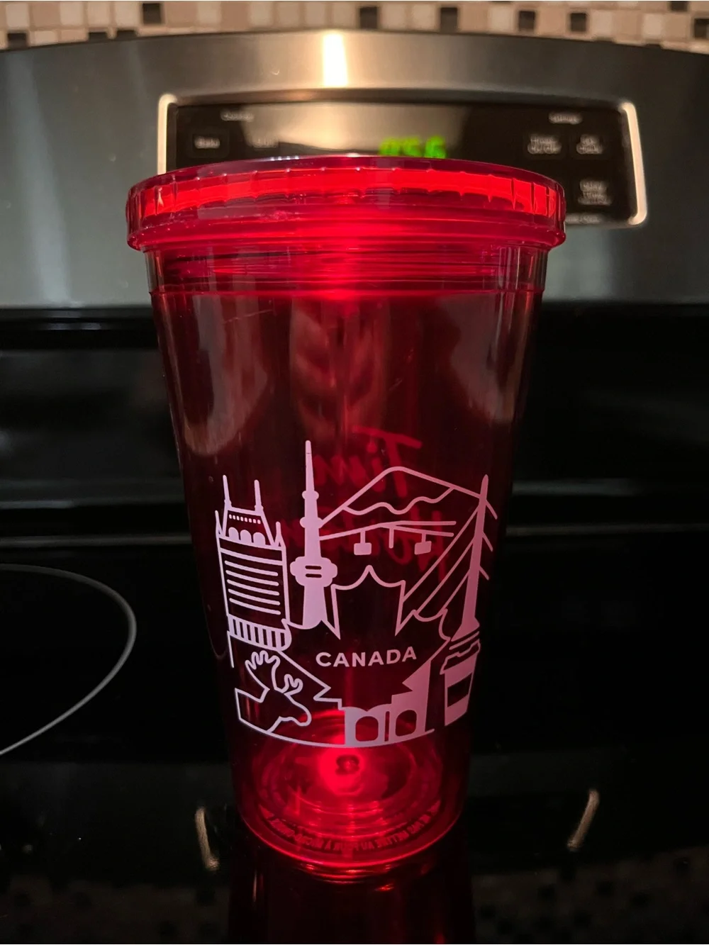 Tim Hortons Red Travel Tumbler